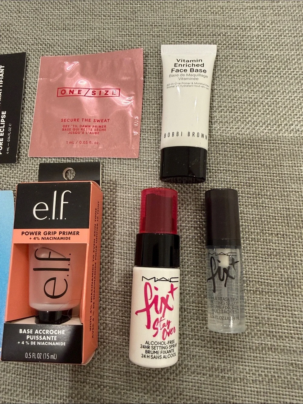 7 pc mixed brand primer travel size brand new